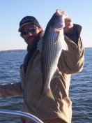 Lake Texoma trophy striper fishing with stripermaster