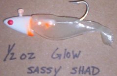 striper fishing lure - sassy shad