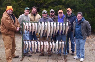 Lake Texoma striper fishing report