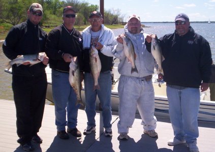 Lake Texoma striper fishing report