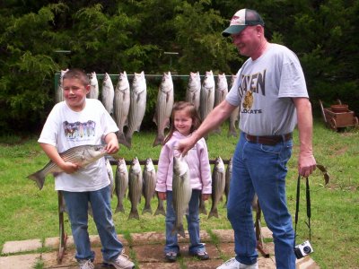 Lake Texoma striper fishing report