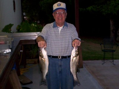 Lake Texoma striper fishing report