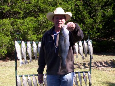 Lake Texoma striper fishing report