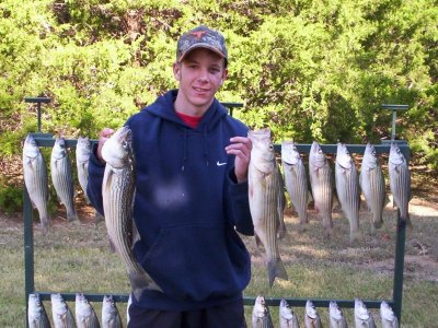 Lake Texoma striper fishing report