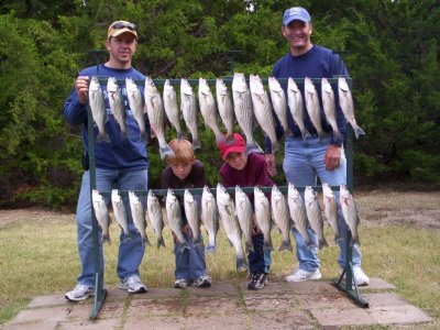 Lake Texoma striper fishing report