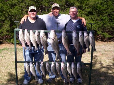 Lake Texoma striper fishing report