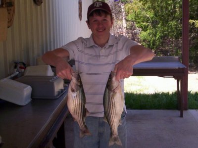 Lake Texoma striper fishing report