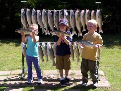 Lake Texoma striper fishing report