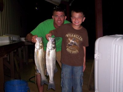 Lake Texoma striper fishing report