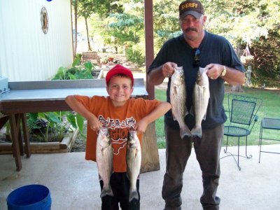 Lake Texoma striper fishing report