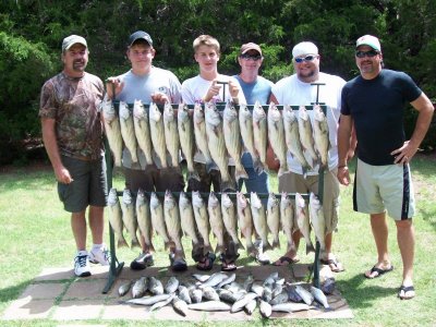 Lake Texoma striper fishing report