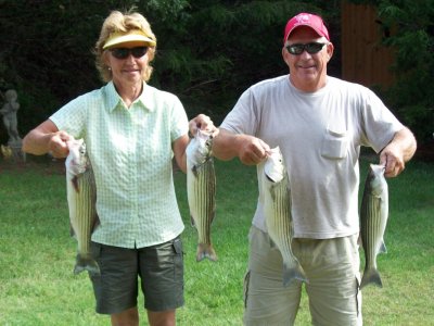 Lake Texoma striper fishing report