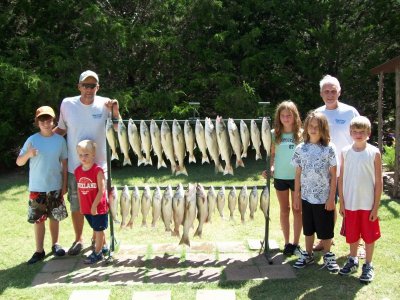 Lake Texoma striper fishing report