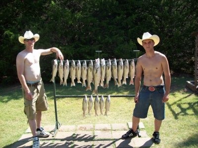 Lake Texoma striper fishing report