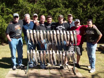 Lake Texoma striper fishing report