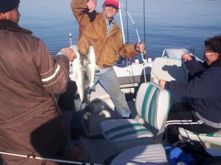 Lake Texoma striper fishing report