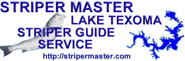 Lake Texoma Striper Fishing Guide Service