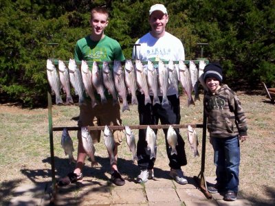 Lake Texoma striper fishing report