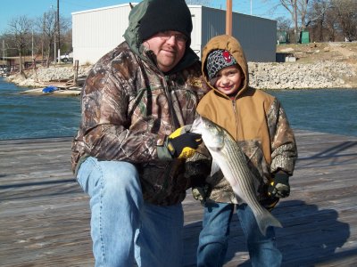 Lake Texoma striper fishing report