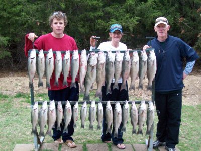 Lake Texoma striper fishing report