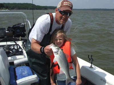 Lake Texoma striper fishing report