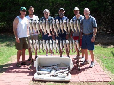 Lake Texoma striper fishing report