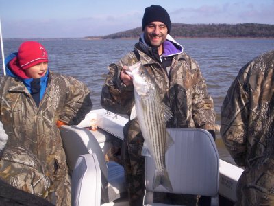 Lake Texoma striper fishing report