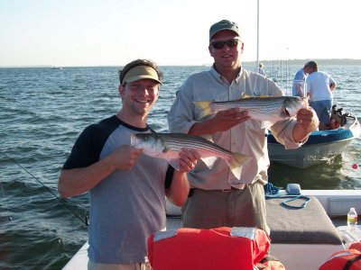 Lake Texoma striper fishing report