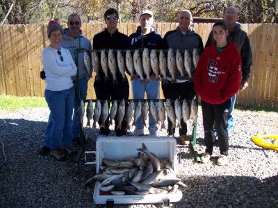 Lake Texoma striper fishing report