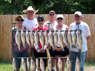 Lake Texoma striper fishing report