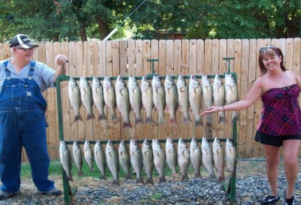 Lake Texoma striper fishing report