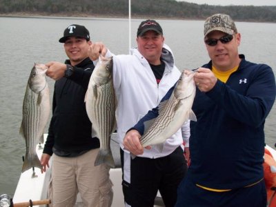 Lake Texoma striper fishing report