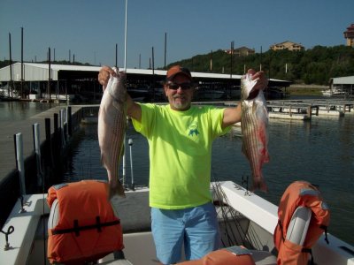 Lake Texoma striper fishing report