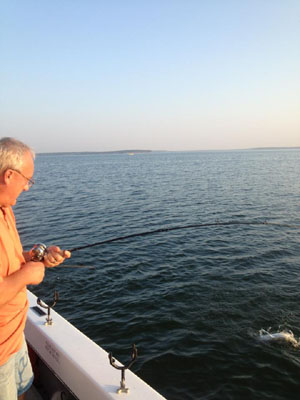 Lake Texoma striper fishing report