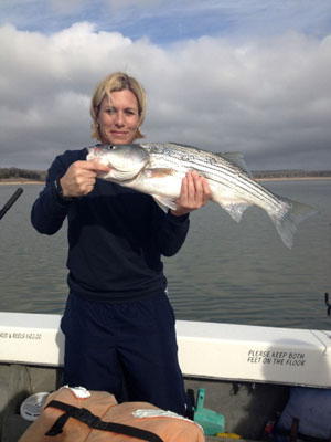 Lake Texoma striper fishing report