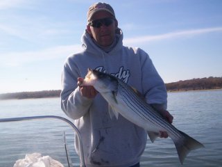 Lake Texoma striper fishing guide